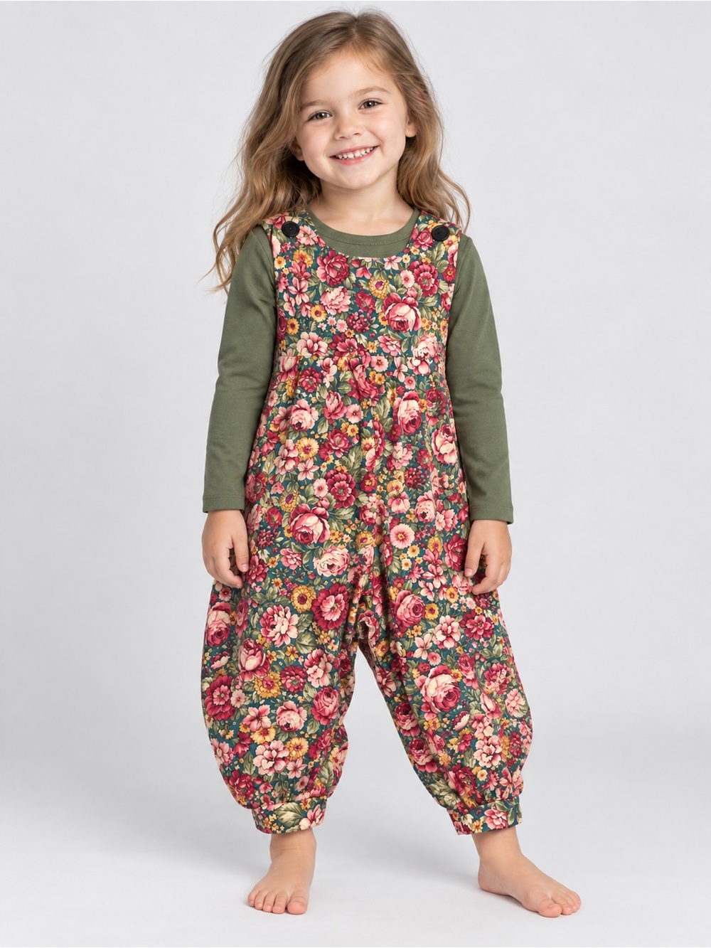 Little Butterfly Floral Romper Garanimals 2pc Set